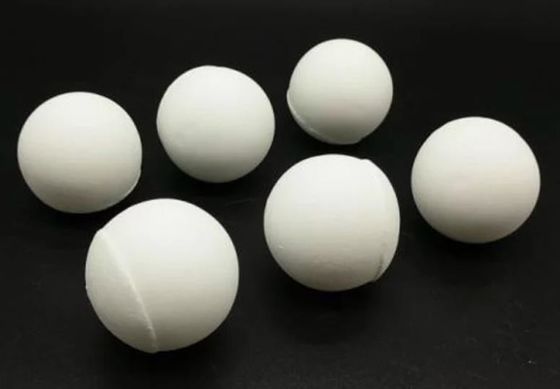 Bóng nhôm oxit tinh khiết cao 10 Mm Alumina mài phương tiện truyền thông Quả cầu gốm