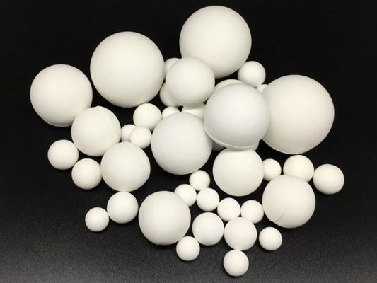 Bóng nhôm oxit tinh khiết cao 10 Mm Alumina mài phương tiện truyền thông Quả cầu gốm